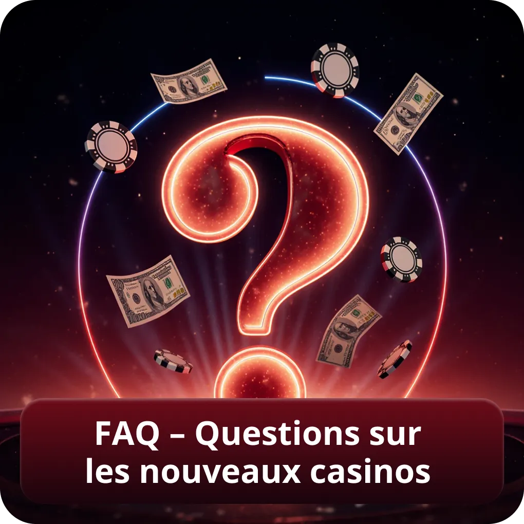 FAQ – Questions fréquentes sur les nouveaux casinos